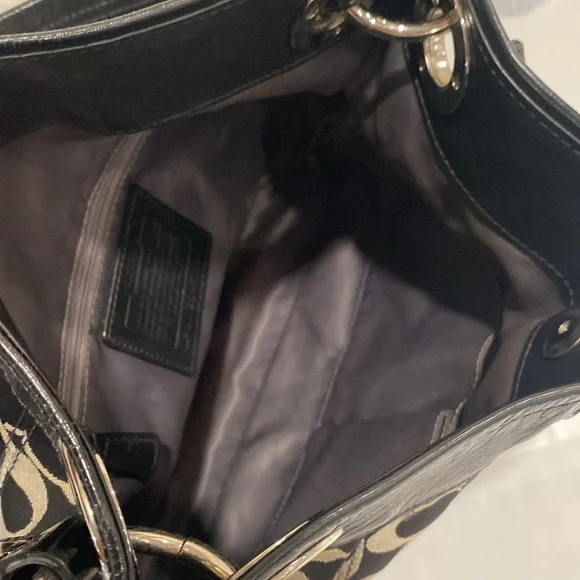 Coach Ashley Hippie Hobo Shoulder Bag - Jacquard- Excellent Condition - Picture 7 of 10